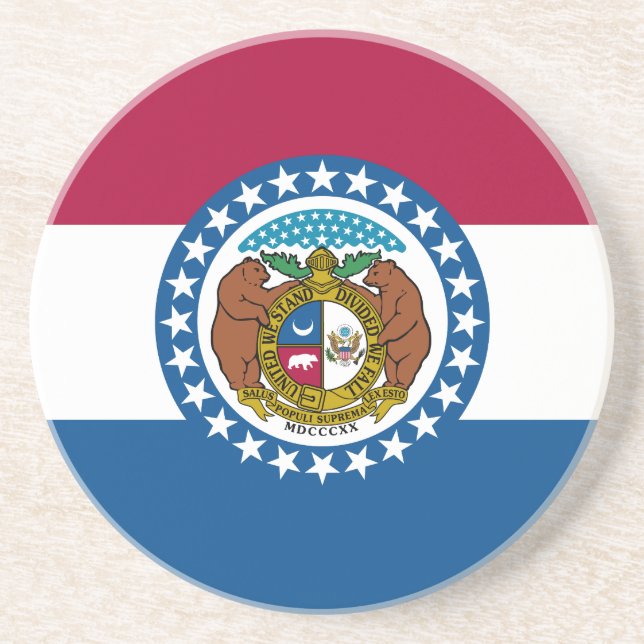 Missouris statsflagga underlägg (Framsidan)