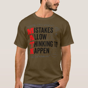 Misstag gör det möjligt att tänka sig att det ska t shirt