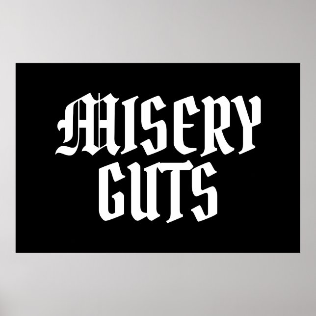Misstag Guts Poster (Framsidan)