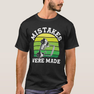 Misstag har begåtts - en fin golfkonst t shirt