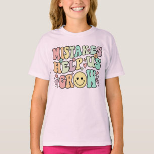 Misstag hjälper oss att växa upp för Groovy-positi T Shirt