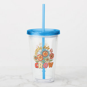 Misstag hjälper oss att växa upp - Uppspelad Blomm Take Away Mugg