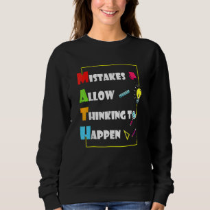 Misstag Tillåter Tänkande Att Ske Matematikdag Til T Shirt