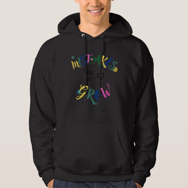 MISSTAKER HJÄLPER OSS TILLVÄXT HOODIE (Framsida)