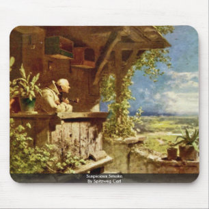 Misstänksamt röka vid Spitzweg Carl Musmatta