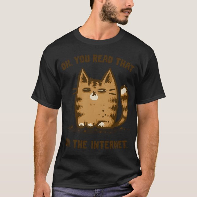 Misstänkt Cat-gåva T Shirt (Framsida)