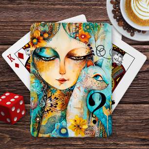 Misstänkt Kat Fine Art Casinokort