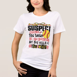 Misstänkt påstående Softball T Shirt