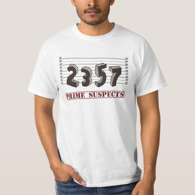 Misstänkta primätarpersoner tee shirt (Framsida)