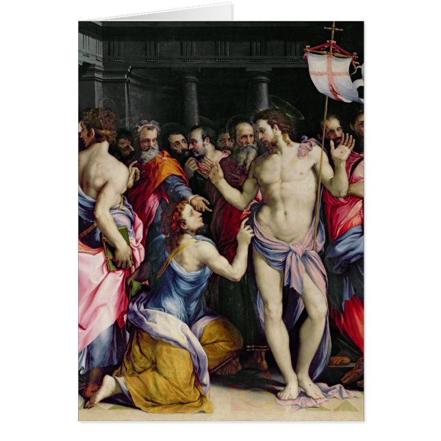 Misstrogenheten av St Thomas, c.1547 Hälsningskort (Framsidan)