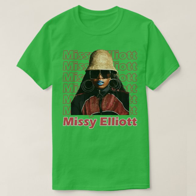 Missy Elliot Red T Shirt (Design framsida)