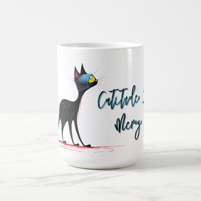 Missy Miss Mug — 100% Catitude, 0% Mercy Magisk Mugg (Center)