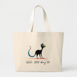 Missy Miss Tote – 100% kattattityd, 0% medlidande Jumbo Tygkasse