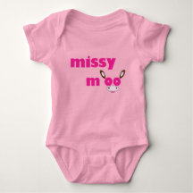Missy Moo Cow Logotyp Rosa