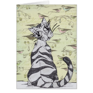 Missykatt 01 hälsningskort