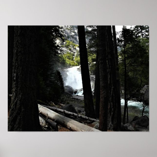 Mist Falls, Kung Canyon National Park, CA Poster (Framsidan)