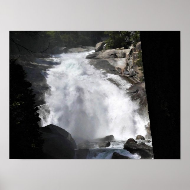 Mist Falls, Kung Canyon National Park, CA Poster (Framsidan)