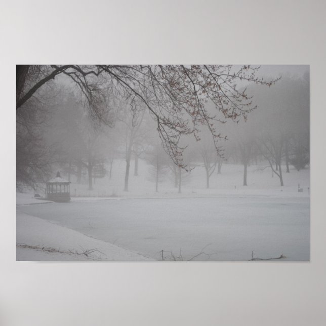 MIST ÖVER PARKEN POSTER (Framsidan)