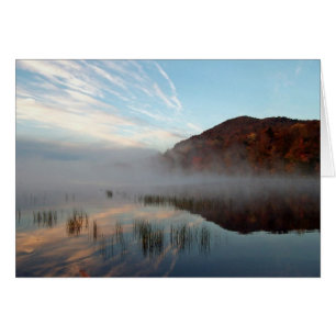 Mist över Piseco 1 Hälsningskort