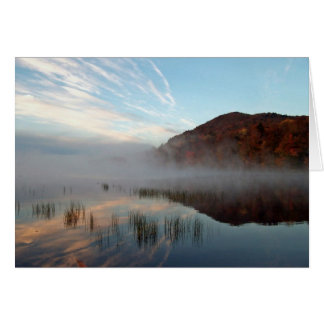 Mist över Piseco 1 Hälsningskort