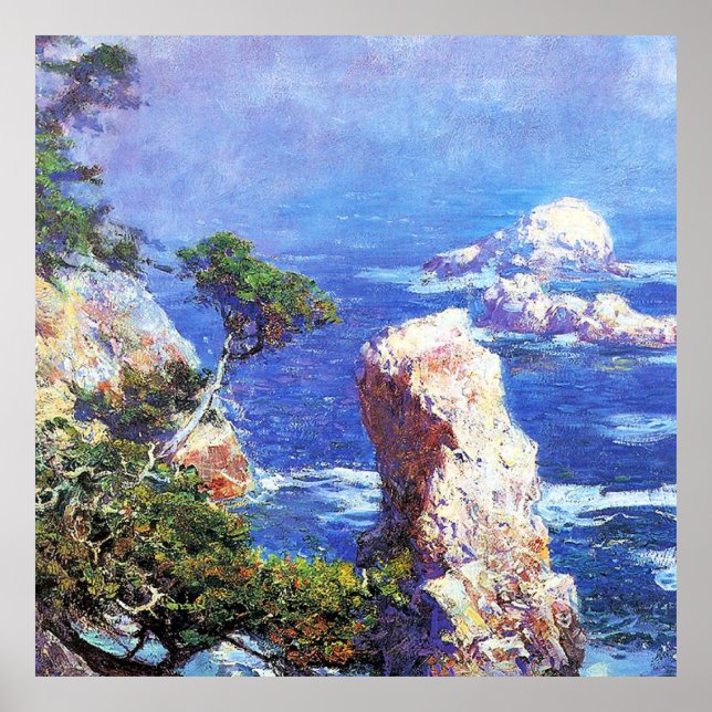 Mist over Point Lobos, bra konst av Guy Ro Poster (Framsidan)