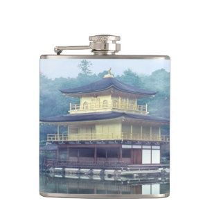 Mist på Golden Pavilion - Kyoto, Japan, Asien Fickplunta