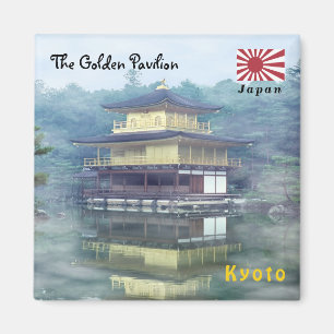 Mist på Golden Pavilion Magnet