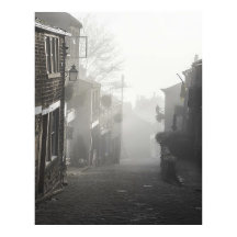 Mist på Haworth Main Street