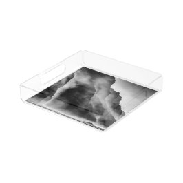 Mist på sten bricka