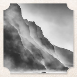 Mist på sten underlägg papper