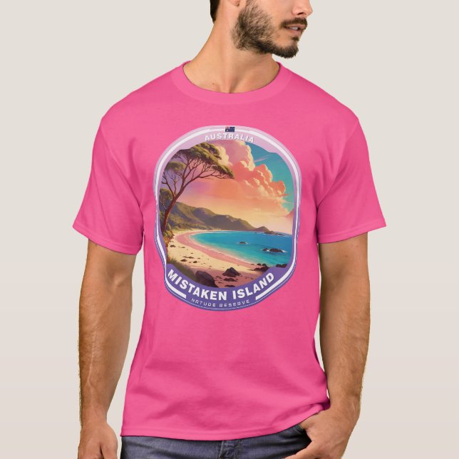 Mistaken Island Naturreservat Australien T Shirt (Framsida)