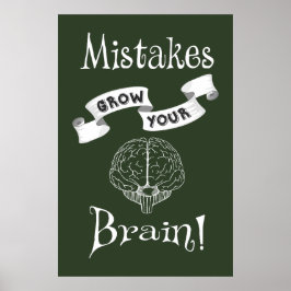 Mistakes Öka hjärnan Poster