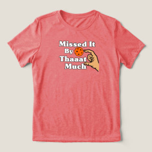 Miste Det Med Så Mycket Orange Pickleball Roligt T Shirt