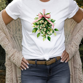 Mistel med rosa band t shirt