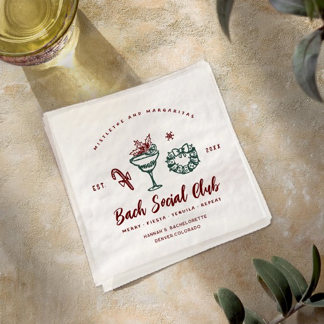 Mistel och Margaritas | Julens Systerfest Pappersservett (Skapare uppladdad)