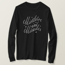 Misteltoe och Miracles Holiday Christmas Svart