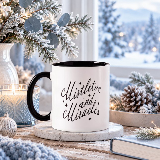 Misteltoe och Miracles Holiday Jul Mugg (Skapare uppladdad)