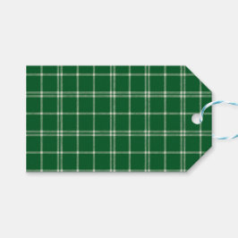 Misteltoe Plaid Presentetikett