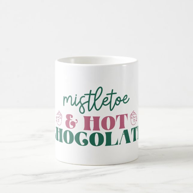 Misteltoe & Varm Choklad - Jul Kaffemugg (Center)