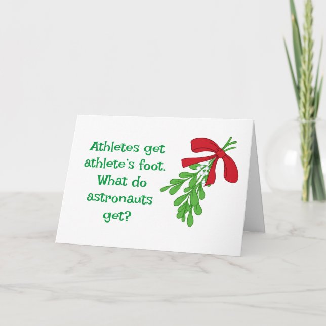 MISTELTOKS HUMOR FÖR JULEN I ÅR KORT (Framsida)