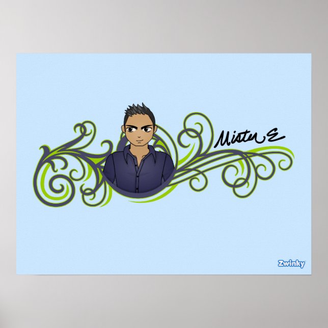 "Mister E" Poster (Framsidan)