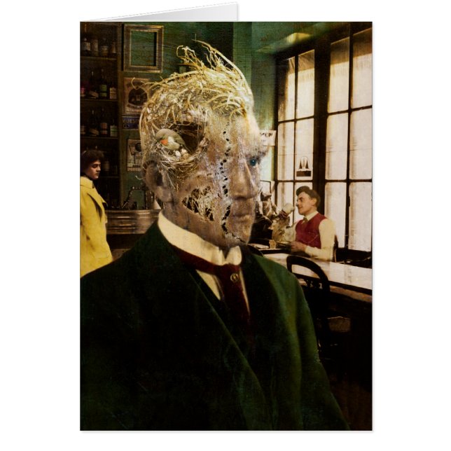 Mister Fågelskrämma Hälsningskort (Framsidan)