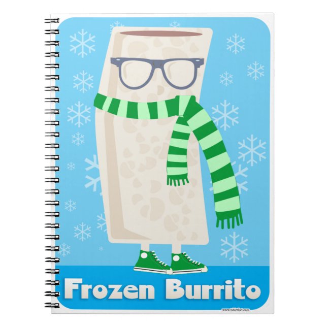 Mister Frysa Burrito Anteckningsbok (Framsidan)