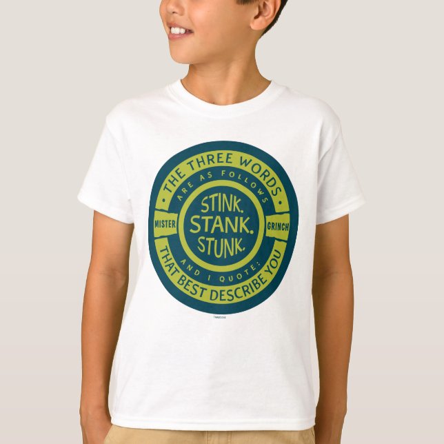 Mister Grinch | Strecksats för streck T Shirt (Framsida)