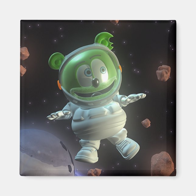 Mister Gummibär Astronaut Magnet (Framsidan)