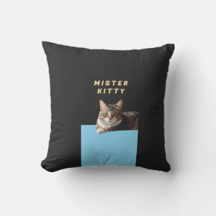 Mister Kitty – Sött Katt Karaktärsdesign Kudde