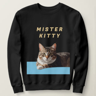 Mister Kitty – Sött Katt Karaktärsdesign T Shirt