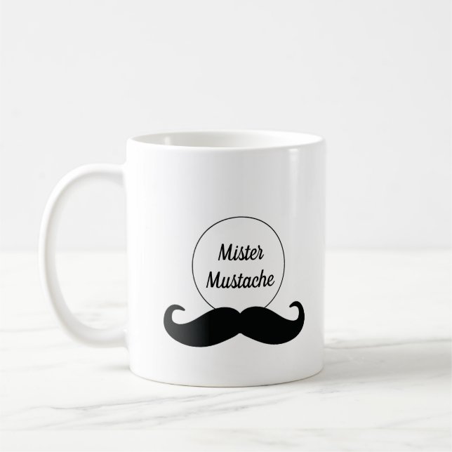 Mister Mustache Mugg (Vänster)