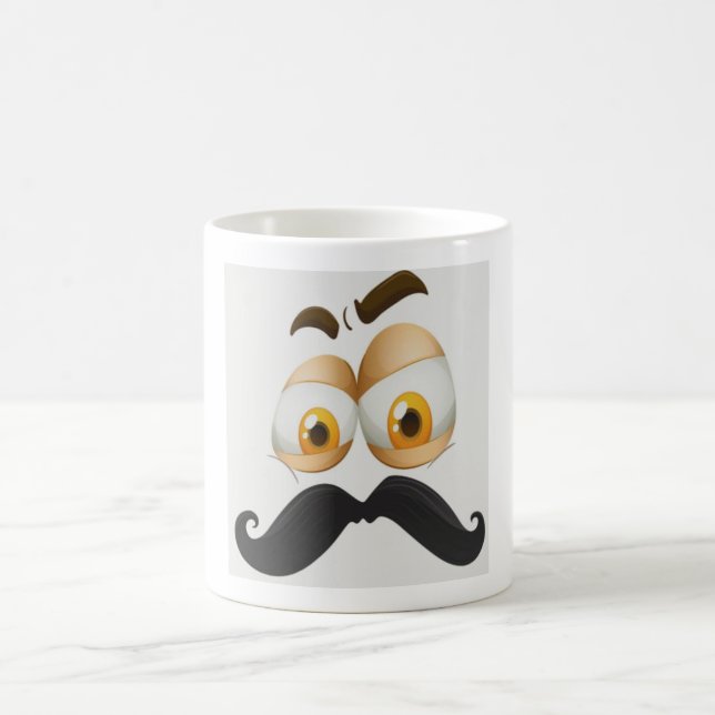 Mister mustasch kaffemugg (Center)