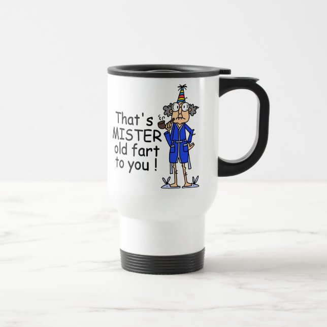 Mister Old Fart Birthday Humor Resemugg (Höger)